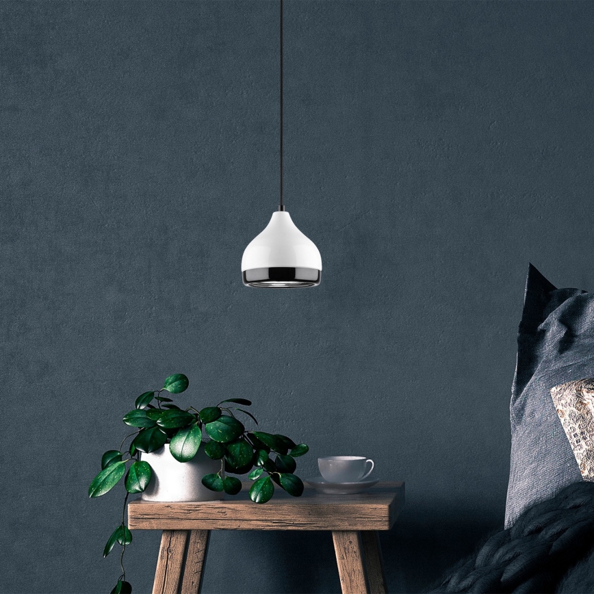 Chandelier on a string YILDO 1xE27/40W/230V white/black