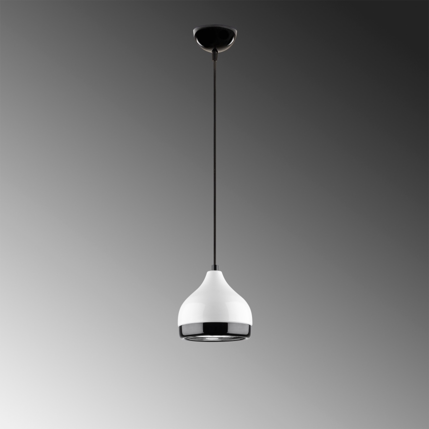 Chandelier on a string YILDO 1xE27/40W/230V white/black