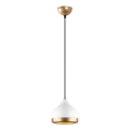 Chandelier on a string YILDO 1xE27/40W/230V white/gold