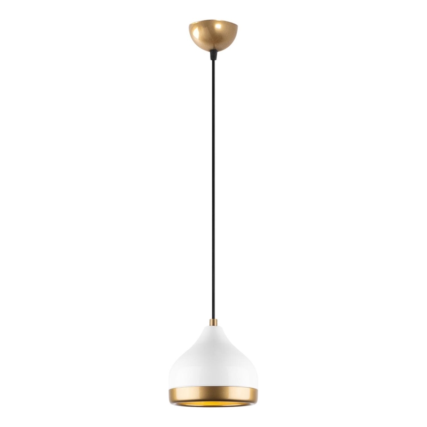 Chandelier on a string YILDO 1xE27/40W/230V white/gold