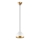 Chandelier on a string YILDO 1xE27/40W/230V white/gold