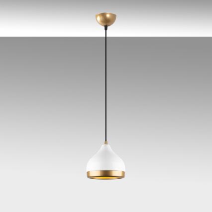 Chandelier on a string YILDO 1xE27/40W/230V white/gold