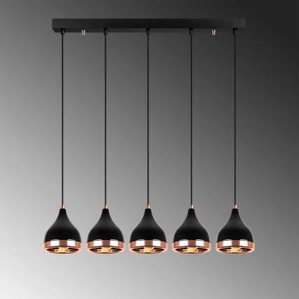 Chandelier on a string YILDO 5xE27/40W/230V