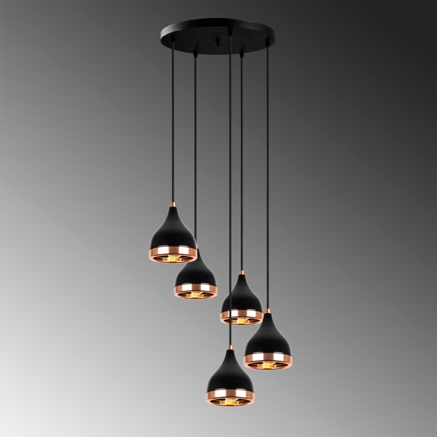 Chandelier on a string YILDO 5xE27/40W/230V