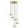 Chandelier on a string YILDO 5xE27/40W/230V white/gold