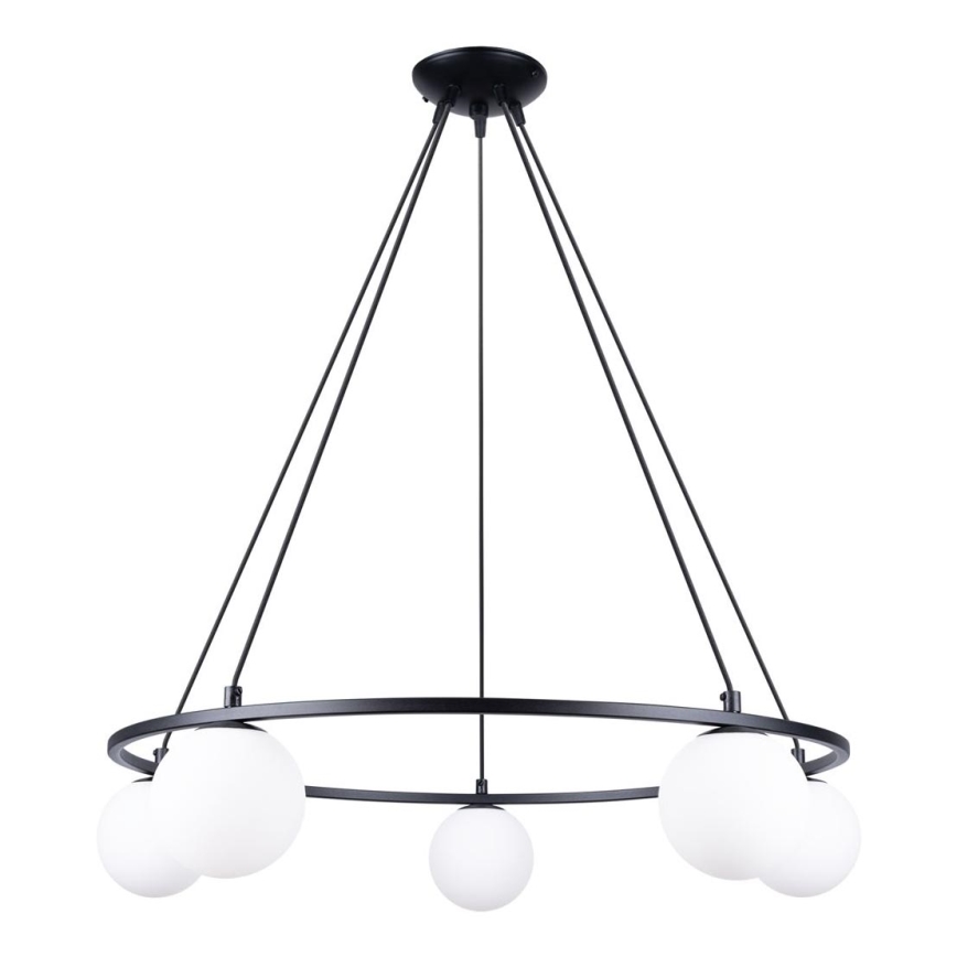 Chandelier on a string YOLI 5xG9/8W/230V black