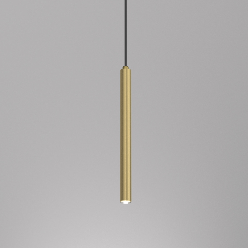 Chandelier on a string YORU 1xG9/8W/230V 30 cm brass