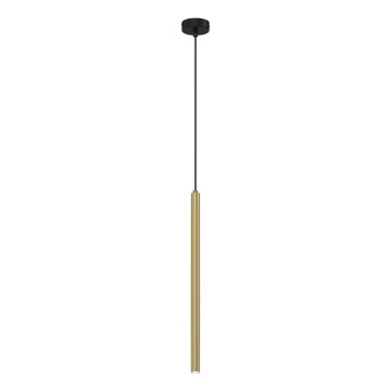 Chandelier on a string YORU 1xG9/8W/230V 50 cm brass