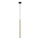 Chandelier on a string YORU 1xG9/8W/230V 50 cm brass