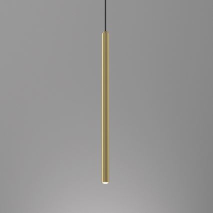 Chandelier on a string YORU 1xG9/8W/230V 50 cm brass