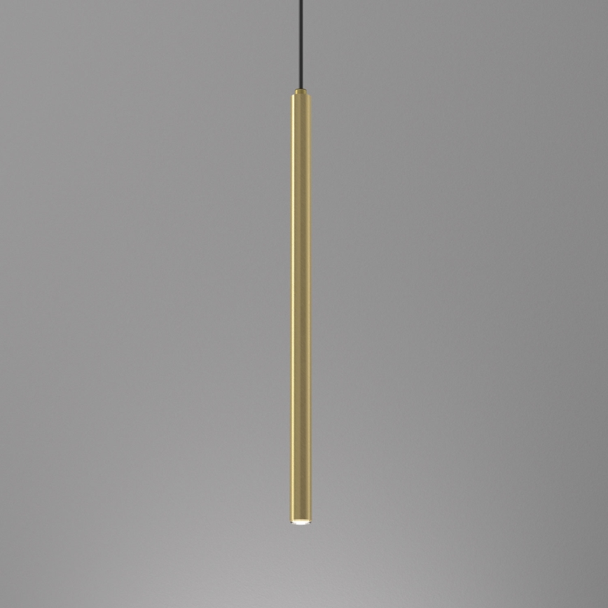 Chandelier on a string YORU 1xG9/8W/230V 50 cm brass