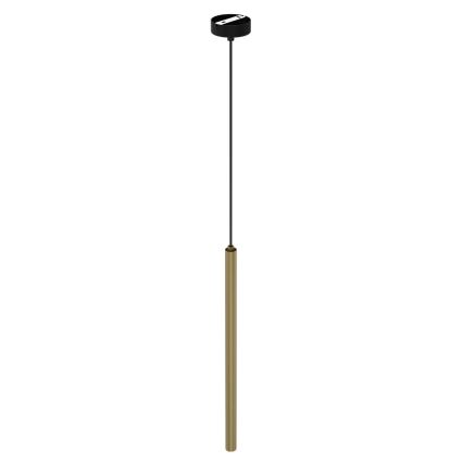 Chandelier on a string YORU 1xG9/8W/230V 50 cm brass