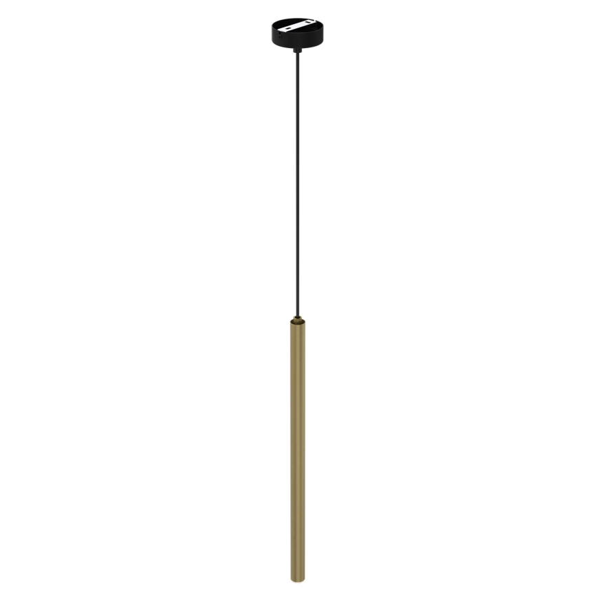 Chandelier on a string YORU 1xG9/8W/230V 50 cm brass