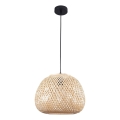 Chandelier on a string ZANZIBAR 1xE27/20W/230V d. 35 cm bamboo