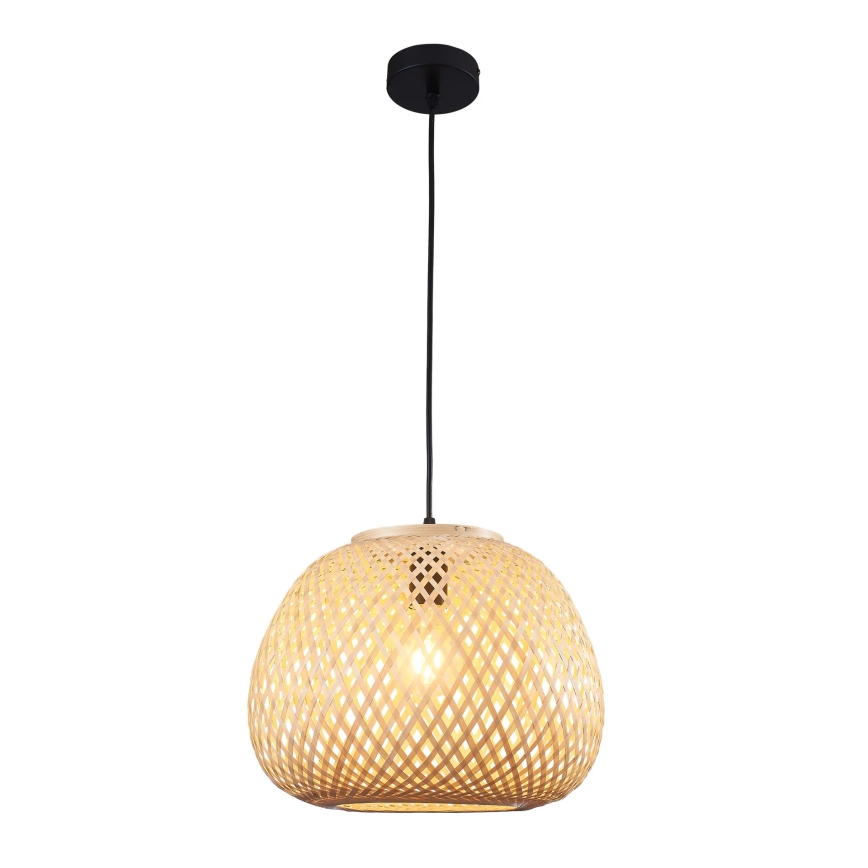 Chandelier on a string ZANZIBAR 1xE27/20W/230V d. 35 cm bamboo