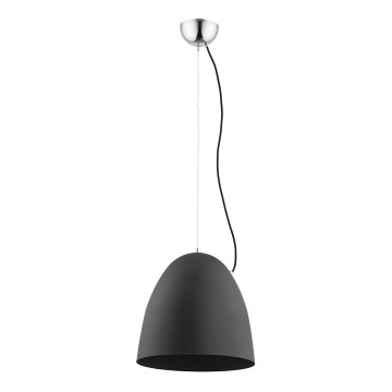 Chandelier on a string ZETES 1xE27/15W/230V black