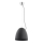 Chandelier on a string ZETES 1xE27/15W/230V black