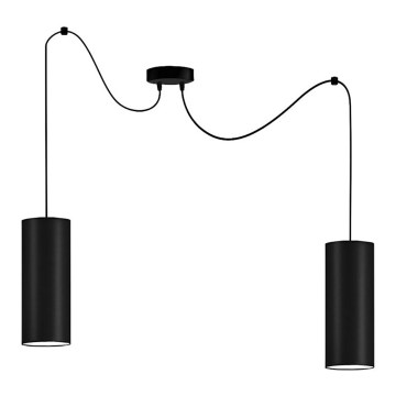 Chandelier on a string ZIK 2xE27/40W/230V spider black