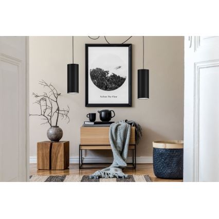 Chandelier on a string ZIK 2xE27/40W/230V spider black