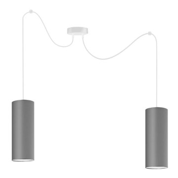 Chandelier on a string ZIK 2xE27/40W/230V spider grey