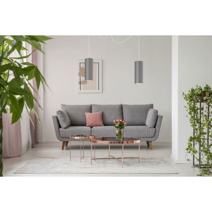 Chandelier on a string ZIK 2xE27/40W/230V spider grey