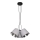 Chandelier on a string ZOMA 3xE27/60W/260V grey/shiny chrome