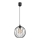 Chandelier on a string ZOYA 1xE27/60W/230V black