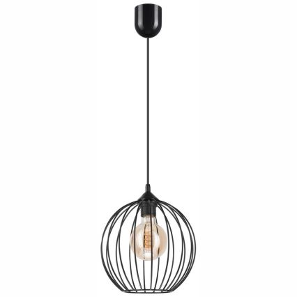 Chandelier on a string ZOYA 1xE27/60W/230V black