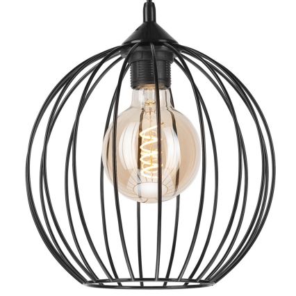 Chandelier on a string ZOYA 1xE27/60W/230V black