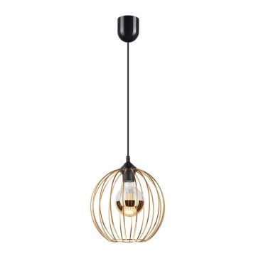 Chandelier on a string ZOYA 1xE27/60W/230V gold