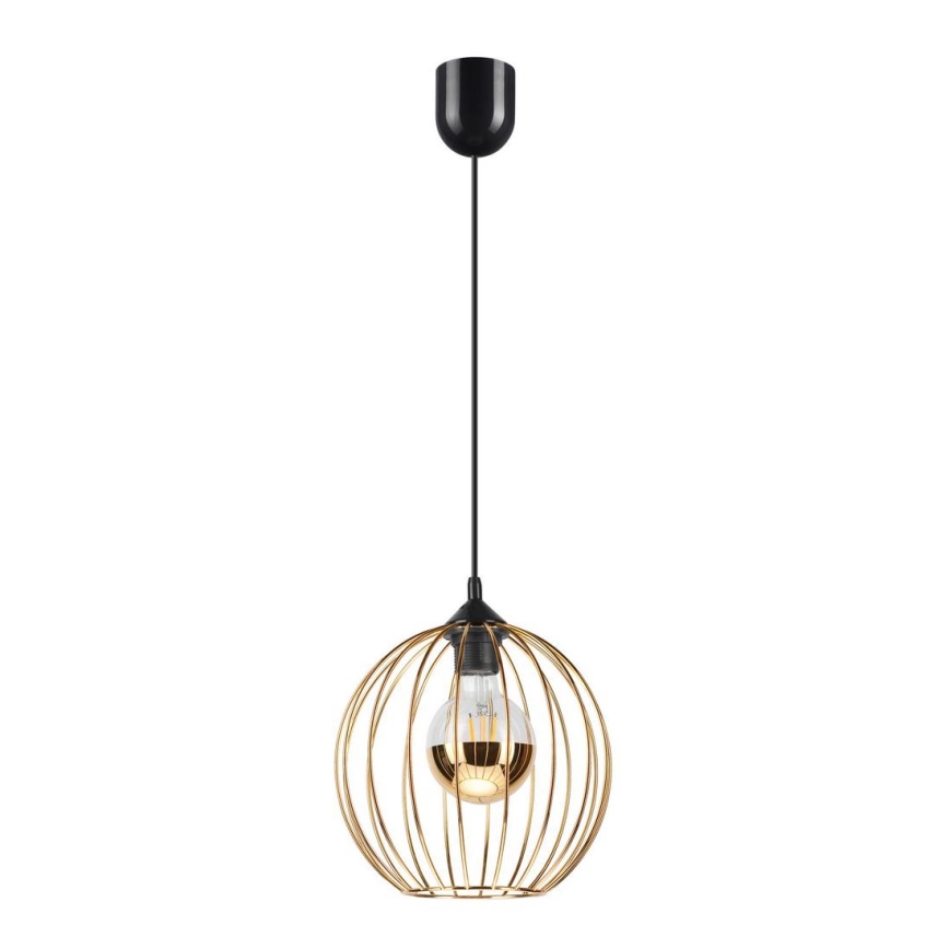 Chandelier on a string ZOYA 1xE27/60W/230V gold