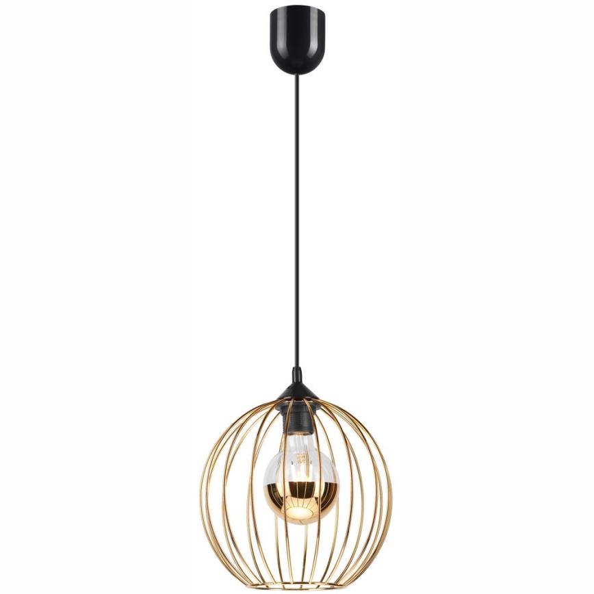 Chandelier on a string ZOYA 1xE27/60W/230V gold