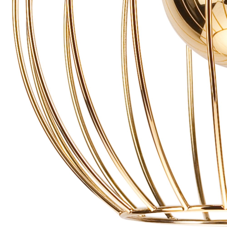 Chandelier on a string ZOYA 1xE27/60W/230V gold