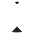 Chandelier on a string ZUMA 1xE27/15W/230V d. 30 cm black