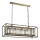 Chandelier on chain CRYSTALLINE 4xE27/6W/230V bronze