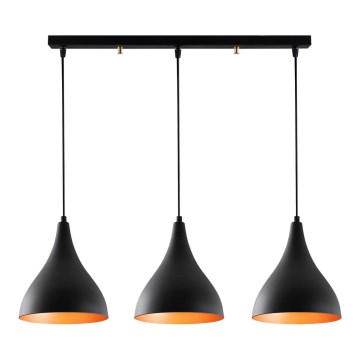 Chandelier on string BERCESTE 3xE27/40W/230V