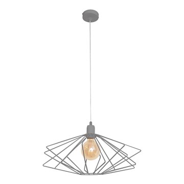 Chandelier SATURN 1xE27/15W/230V grey