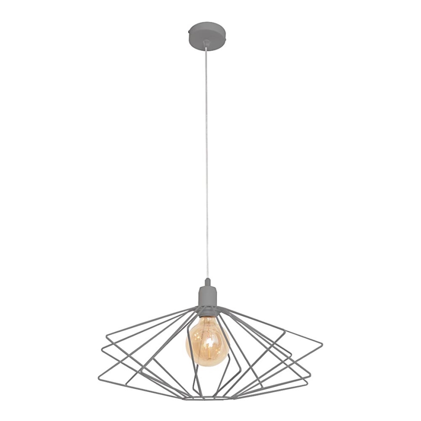 Chandelier SATURN 1xE27/15W/230V grey