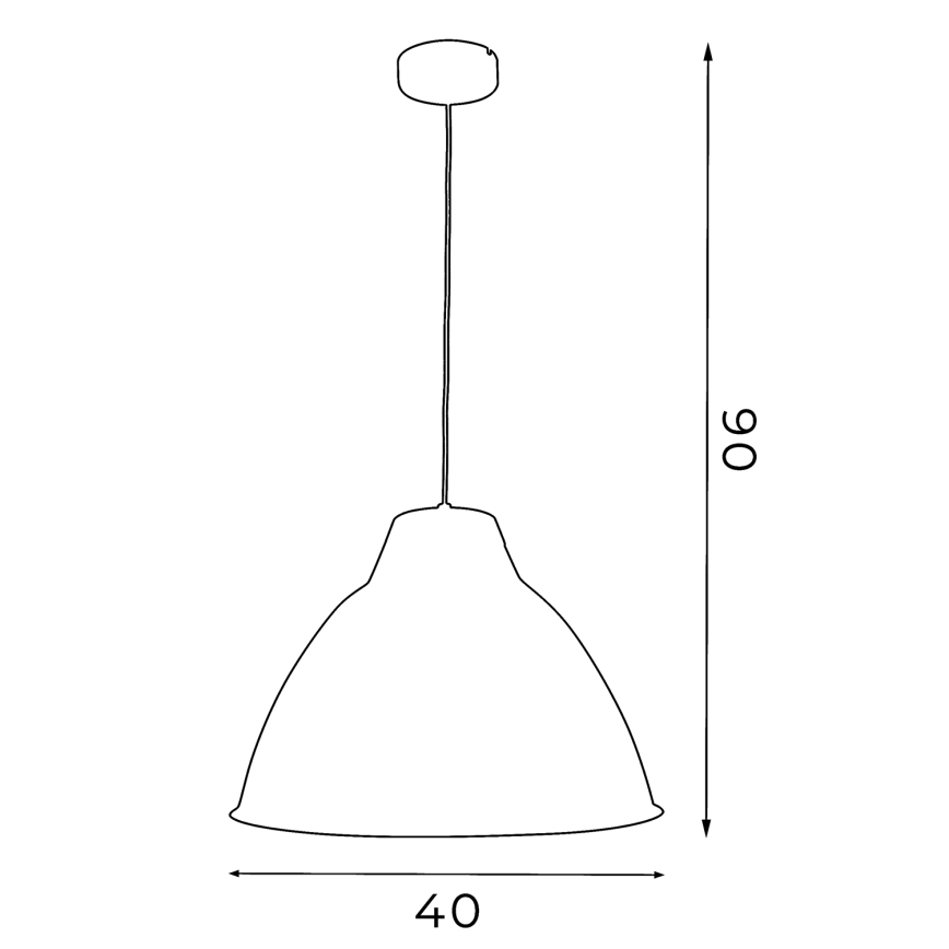 Chandelier SKAL 1xE27/60W/230V