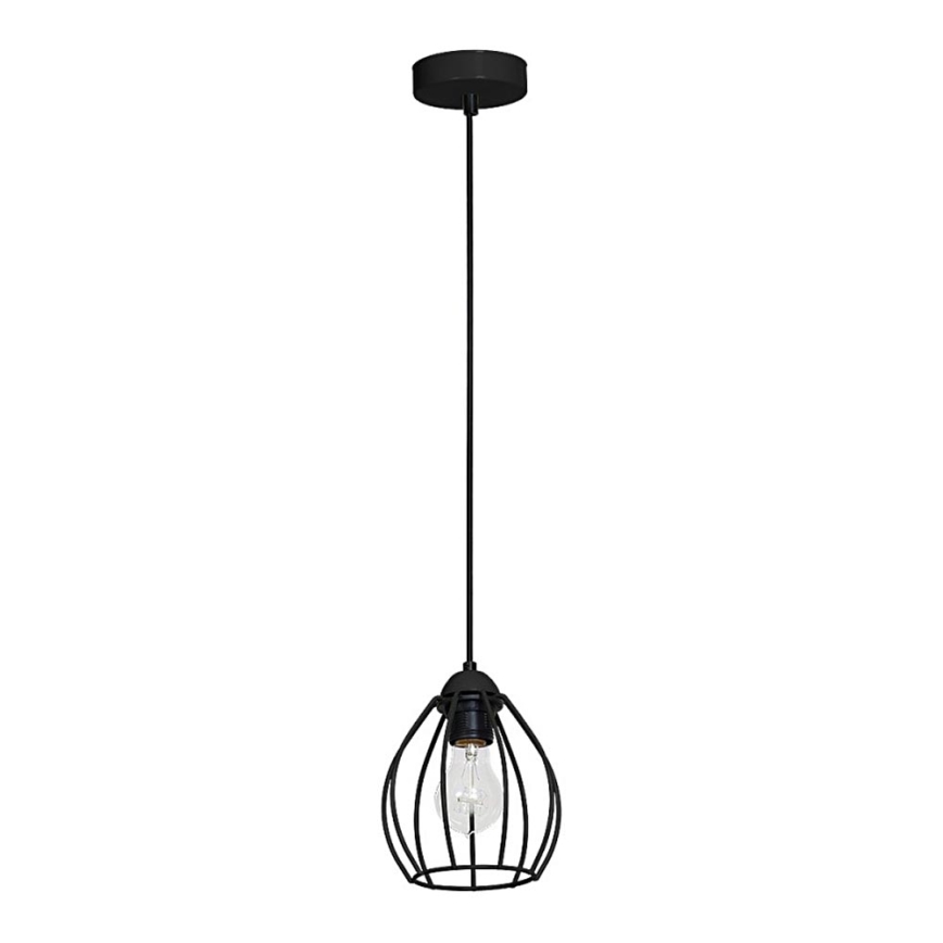 Chandelier STAR 1xE27/60W/230V black