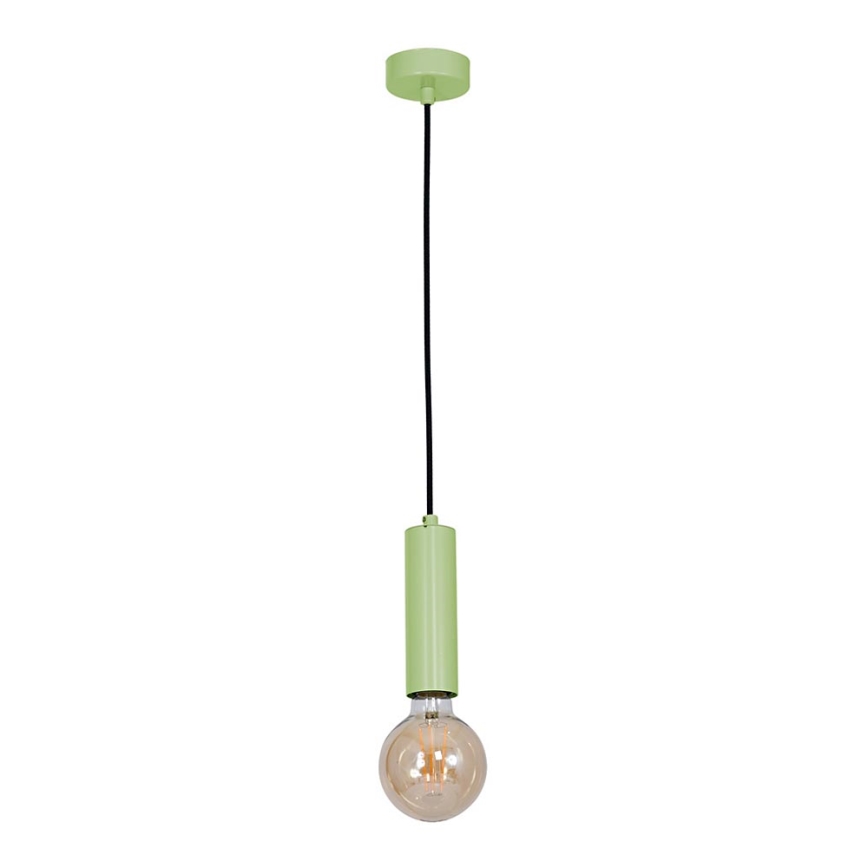 Chandelier TUBES 1xE27/60W/230V green