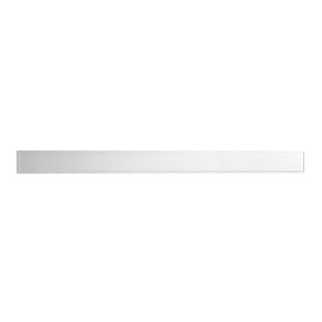 Channel drain grate 89.5 x 2.3 cm, stainless steel / silver
