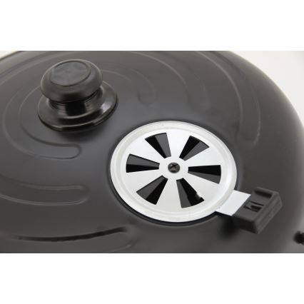 Charcoal smoke house 3in1 black