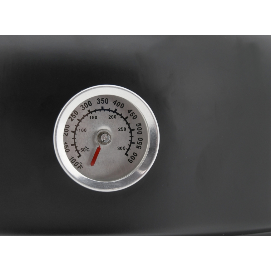 Charcoal smoke house 3in1 black
