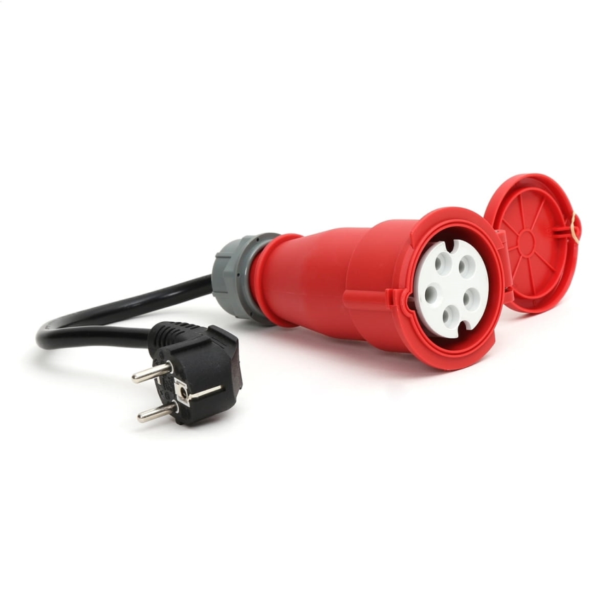 Travel charging station for electric cars EV/PHEV AC Type 2 16A/400V 11kW IP55 7m + adapter 230V 3,7kW + case