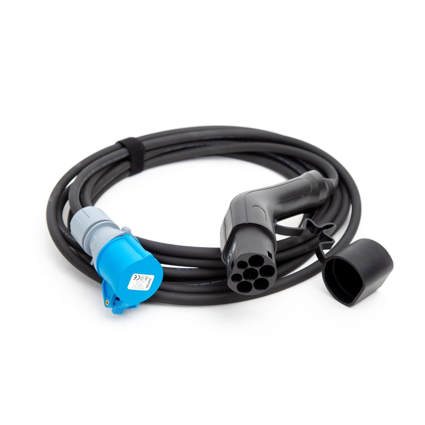 Charging cable for electric motorhomes type 2 7 m 3,6kW 16A