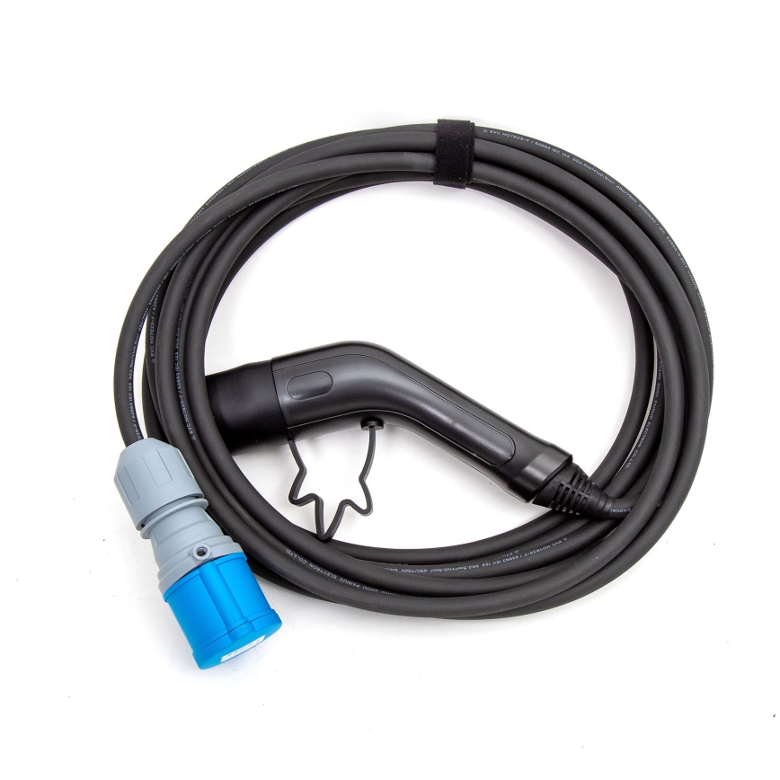 Charging cable for electric motorhomes type 2 7 m 3,6kW 16A