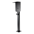 Charging station stand for electric cars 130 cm