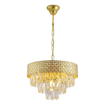 CHARLIZE Chain Chandelier 4xE14/10W/230V, Gold