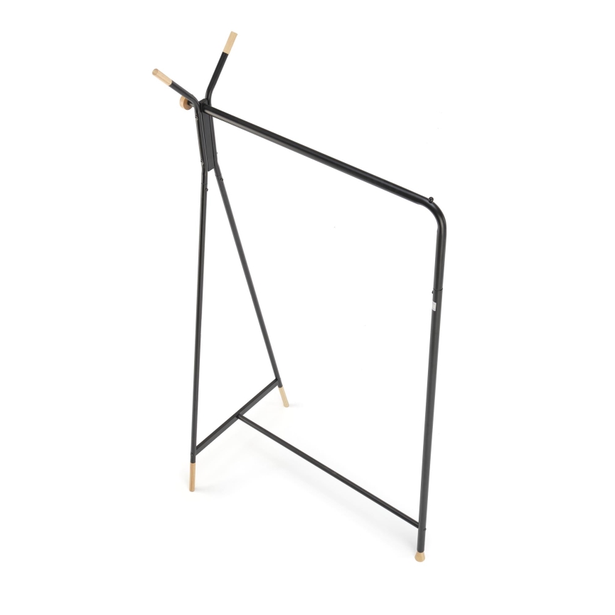 CHENE Freestanding Coat Rack 165x91 cm Black/Beige